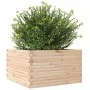 Solid pine wood planter 80x80x45.5 cm by , Pots and planters - Ref: Foro24-847258, Price: 119,64 €, Discount: %