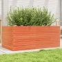 Jardinera madera maciza de pino marrón cera 110x60x45,5 cm de , Maceteros y jardineras - Ref: Foro24-847285, Precio: 136,67 €...