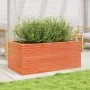 Jardinera madera maciza de pino marrón cera 110x60x45,5 cm de , Maceteros y jardineras - Ref: Foro24-847285, Precio: 136,67 €...