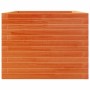 Solid pine wood planter in brown wax 110x60x45.5 cm by , Pots and planters - Ref: Foro24-847285, Price: 153,43 €, Discount: %