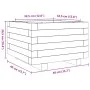 Massive Douglas-Holz-Pflanzkübel 40x40x26,5 cm von , Töpfe und Pflanzgefäße - Ref: Foro24-847291, Preis: 46,19 €, Rabatt: %