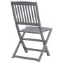 Faltbare Gartenstühle 6 Stück mit massiven Akazienholz-Kissen. von , Gartenstühle - Ref: Foro24-3065437, Preis: 345,10 €, Rab...