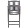 Faltbare Gartenstühle 6 Stück mit massiven Akazienholz-Kissen. von , Gartenstühle - Ref: Foro24-3065437, Preis: 339,02 €, Rab...