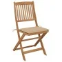 Folding garden chairs 6 units and solid acacia wood cushions by , Garden chairs - Ref: Foro24-3074997, Price: 324,74 €, Disco...