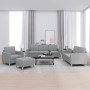 Set of sofas with 4 light gray fabric cushions by , Sofas - Ref: Foro24-3202062, Price: 721,85 €, Discount: %