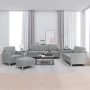 Set of sofas with 4 light gray fabric cushions by , Sofas - Ref: Foro24-3202062, Price: 649,71 €, Discount: %