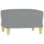 Set of sofas with 4 light gray fabric cushions by , Sofas - Ref: Foro24-3202062, Price: 649,71 €, Discount: %