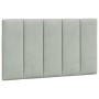 Bed frame with dark gray velvet and LED lights 90x190 cm by , Beds and slatted bases - Ref: Foro24-3213757, Price: 147,04 €, ...