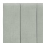 Bed frame with dark gray velvet and LED lights 90x190 cm by , Beds and slatted bases - Ref: Foro24-3213757, Price: 147,04 €, ...