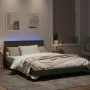Bettgestell mit LED-Lichtern, hellgrauem Samt, 120x200 cm. von , Betten und Lattenroste - Ref: Foro24-3213769, Preis: 179,39 ...