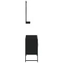 2-piece bathroom furniture set made of black engineered wood by , Bathroom furniture - Ref: Foro24-3214339, Price: 100,41 €, ...