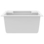 Double bowl kitchen sink with white granite overflow by vidaXL, Sinks - Ref: Foro24-147088, Price: 154,94 €, Discount: %
