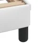 Bed frame with white synthetic leather headboard 160x200 cm by , Beds and slatted bases - Ref: Foro24-3208104, Price: 228,65 ...