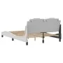 Bettgestell Kopfteil aus weißem Kunstleder 140x200 cm von , Betten und Lattenroste - Ref: Foro24-3208097, Preis: 219,62 €, Ra...