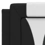 Bed with black and white synthetic leather mattress 140x200 cm by , Beds and slatted bases - Ref: Foro24-3208801, Price: 388,...