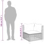 Corner garden sofa with gray synthetic rattan cushions by , Outdoor sofas - Ref: Foro24-365924, Price: 104,16 €, Discount: %