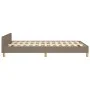 Bed frame with gray taupe fabric headboard 120x190 cm by , Beds and slatted bases - Ref: Foro24-3270517, Price: 154,82 €, Dis...