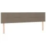 Bed frame with gray taupe fabric headboard 120x190 cm by , Beds and slatted bases - Ref: Foro24-3270517, Price: 154,82 €, Dis...