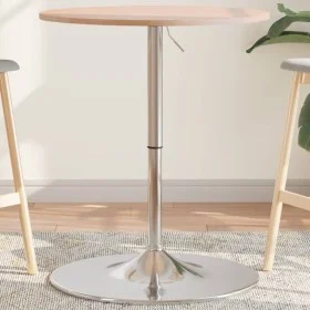 Hoher massiver Eichentisch Ø60x89,5 cm von , Küchen- und Esstische - Ref: Foro24-3270626, Preis: 91,74 €, Rabatt: %