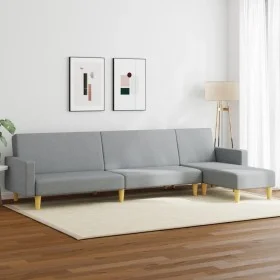 2-piece light gray fabric sofa set by , Sofas - Ref: Foro24-3216300, Price: 411,45 €, Discount: %