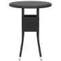 3-piece garden bistro set, black PE rattan with tempered glass. by , Garden sets - Ref: Foro24-3095901, Price: 192,89 €, Disc...