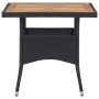 3-piece garden dining set made of synthetic rattan and solid black wood. by , Garden sets - Ref: Foro24-3095922, Price: 254,3...