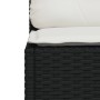Gartensofa ohne Armlehnen mit schwarzen PE-Rattan-Kissen von , Outdoor-Sofas - Ref: Foro24-365905, Preis: 90,74 €, Rabatt: %