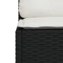 Gartensofa ohne Armlehnen mit schwarzen PE-Rattan-Kissen von , Outdoor-Sofas - Ref: Foro24-365905, Preis: 87,91 €, Rabatt: %