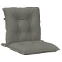 Kissen für Stühle mit niedriger Rückenlehne, 4 Stück, dunkelgraues Melange-Gewebe. von , Kissen für Stühle und Sofas - Ref: F...