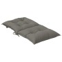 Kissen für Stühle mit niedriger Rückenlehne, 4 Stück, dunkelgraues Melange-Gewebe. von , Kissen für Stühle und Sofas - Ref: F...