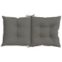Kissen für Stühle mit niedriger Rückenlehne, 4 Stück, dunkelgraues Melange-Gewebe. von , Kissen für Stühle und Sofas - Ref: F...