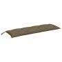 Cushion for garden bench in gray taupe melange fabric 150x50x7 cm by , Cushions for chairs and sofas - Ref: Foro24-4002561, P...