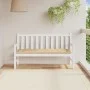 Cojín para banco de jardín tela beige melange 150x50x7 cm de , Cojines para sillas y sofás - Ref: Foro24-4002556, Precio: 31,...