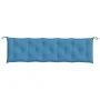 Cojín para banco de jardín tela azul melange 180x50x7 cm de , Cojines para sillas y sofás - Ref: Foro24-4002568, Precio: 33,1...