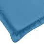 Cushion for garden bench in blue melange fabric 180x50x7 cm by , Cushions for chairs and sofas - Ref: Foro24-4002568, Price: ...