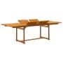 9-piece solid acacia wood and textilene garden dining set by , Garden sets - Ref: Foro24-3279265, Price: 953,55 €, Discount: %