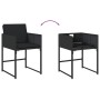 Gartenmöbel-Set, 5-teilig, mit schwarzen Polstern aus synthetischem Rattan von , Gartensets - Ref: Foro24-3278022, Preis: 261...