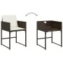 Garden dining set 9 pieces with brown synthetic rattan cushions by , Garden sets - Ref: Foro24-3278048, Price: 701,24 €, Disc...