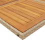 Set comedor de jardín 9 pzas con cojines ratán sintético beige de , Conjuntos de jardín - Ref: Foro24-3278055, Precio: 563,94...