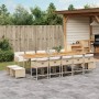 Garden dining set with 15-piece synthetic rattan beige cushions by , Garden sets - Ref: Foro24-3278127, Price: 822,38 €, Disc...