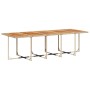 Set comedor de jardín con cojines 15 pzas ratán sintético beige de , Conjuntos de jardín - Ref: Foro24-3278127, Precio: 821,94 €