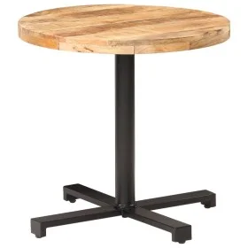 Round bistro table rough mango wood Ø80x75 cm by vidaXL, Kitchen and dining tables - Ref: Foro24-320269, Price: 146,82 €, Dis...