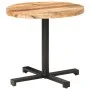 Round bistro table rough mango wood Ø80x75 cm by vidaXL, Kitchen and dining tables - Ref: Foro24-320269, Price: 146,82 €, Dis...