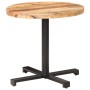 Round bistro table rough mango wood Ø80x75 cm by vidaXL, Kitchen and dining tables - Ref: Foro24-320269, Price: 148,71 €, Dis...