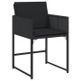 Garden dining set with 15-piece black synthetic rattan cushions. by , Garden sets - Ref: Foro24-3278178, Price: 828,62 €, Dis...