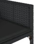 Garden dining set with 15-piece black synthetic rattan cushions. by , Garden sets - Ref: Foro24-3278178, Price: 828,62 €, Dis...