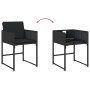 Garden dining set with 15-piece black synthetic rattan cushions. by , Garden sets - Ref: Foro24-3278178, Price: 828,62 €, Dis...