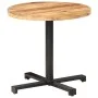 Round bistro table rough mango wood Ø80x75 cm by vidaXL, Kitchen and dining tables - Ref: Foro24-320269, Price: 146,82 €, Dis...