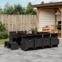 Garden dining set with 13-piece black synthetic rattan cushions by , Garden sets - Ref: Foro24-3277746, Price: 772,23 €, Disc...