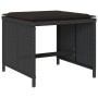 Garden dining set with 13-piece black synthetic rattan cushions by , Garden sets - Ref: Foro24-3277746, Price: 772,23 €, Disc...